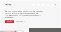 Desktop Screenshot of intelledox.com